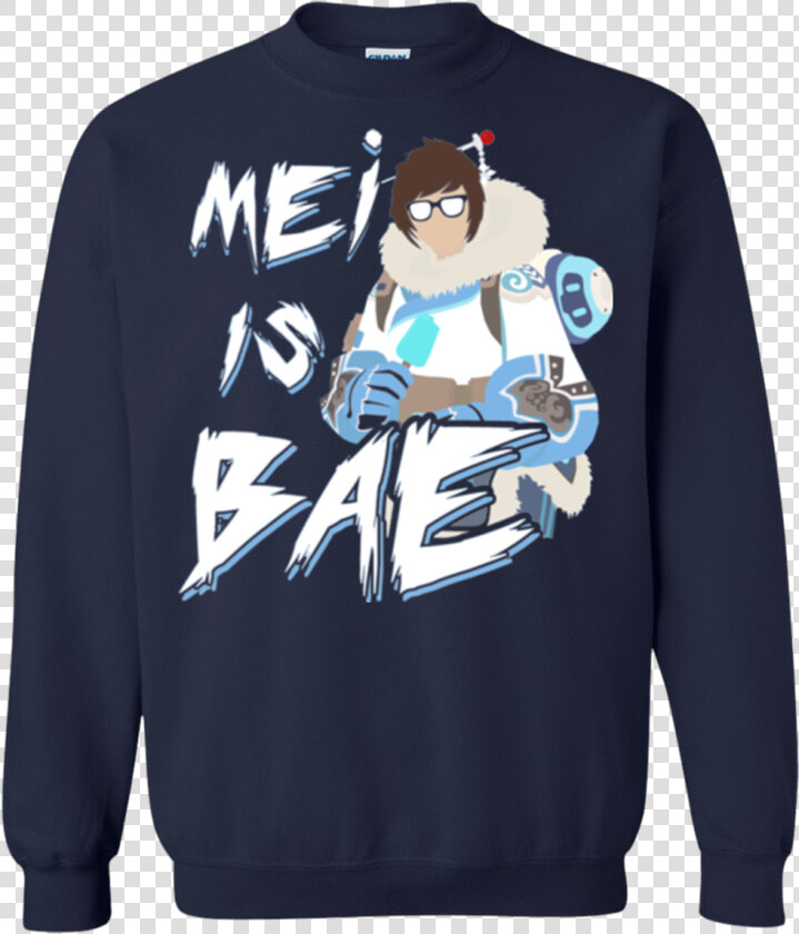 Overwatch Shirts Mei Is Bae Hoodies Sweatshirts   Long sleeved T shirt  HD Png DownloadTransparent PNG