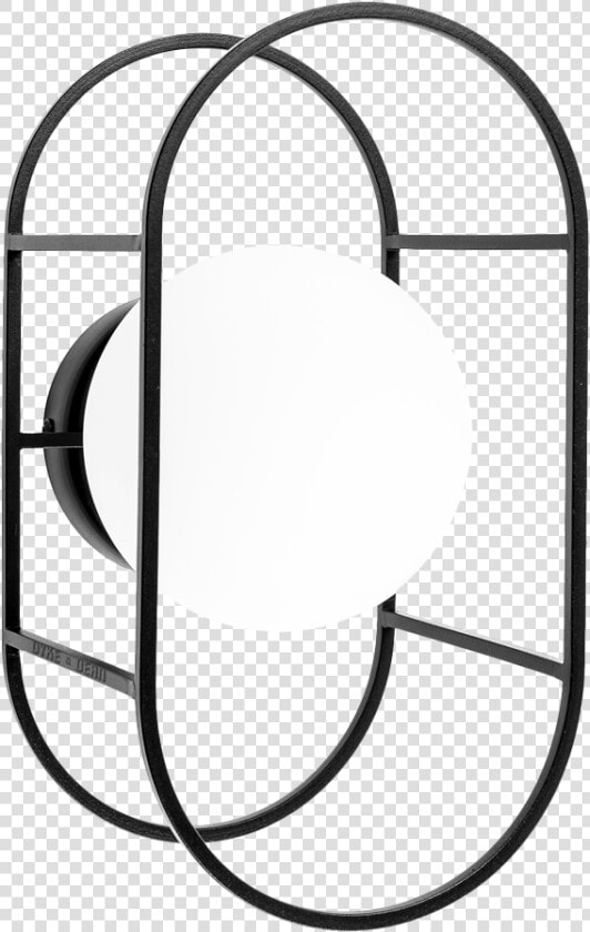 Framed Globe Rod Wall Light   Line Art  HD Png DownloadTransparent PNG