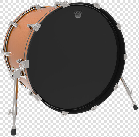 Ambassador® Ebony® Classic Fit Image   Remo Coated Pinstripe Bass Drum Head  HD Png DownloadTransparent PNG