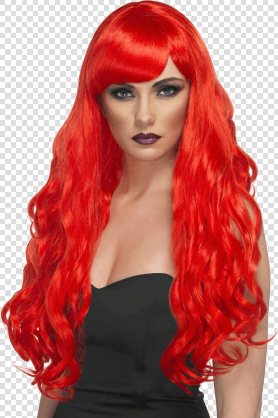 Transparent Red Wig Png   Fancy Dress Wigs  Png DownloadTransparent PNG