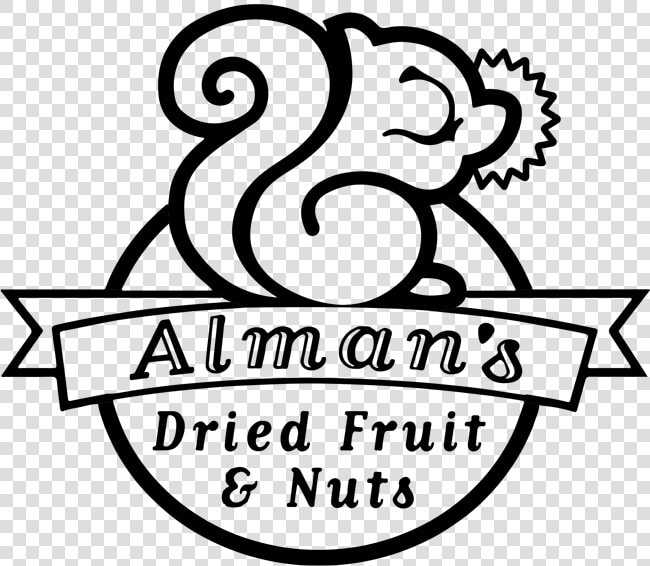 Almans Dried Fruits And Nuts Black Logo  HD Png DownloadTransparent PNG