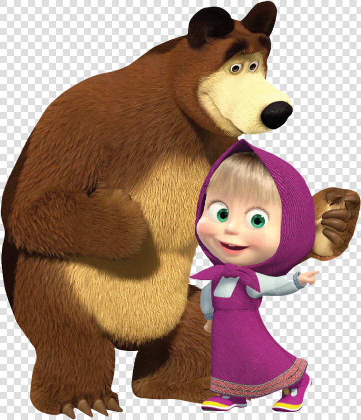 Molde Para Imprimir   Masha And The Bear Sticker  HD Png DownloadTransparent PNG