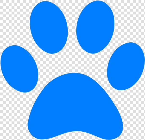 Blues Clues Paw Clip Art At Clipart Library   Blue Paw Print Clipart  HD Png DownloadTransparent PNG