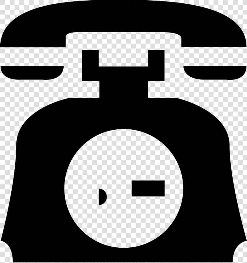 Si Glyph Old Phone  HD Png DownloadTransparent PNG