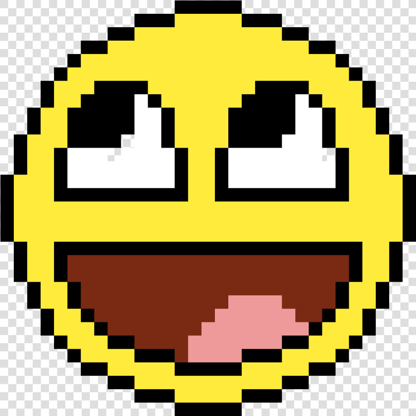 Smile Pixel Art   Minecraft Pixel Art Easy  HD Png DownloadTransparent PNG