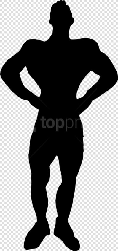 Free Png Muscle Man Bodybuilder Silhouette Png   Silhouette Bodybuilder Png  Transparent PngTransparent PNG