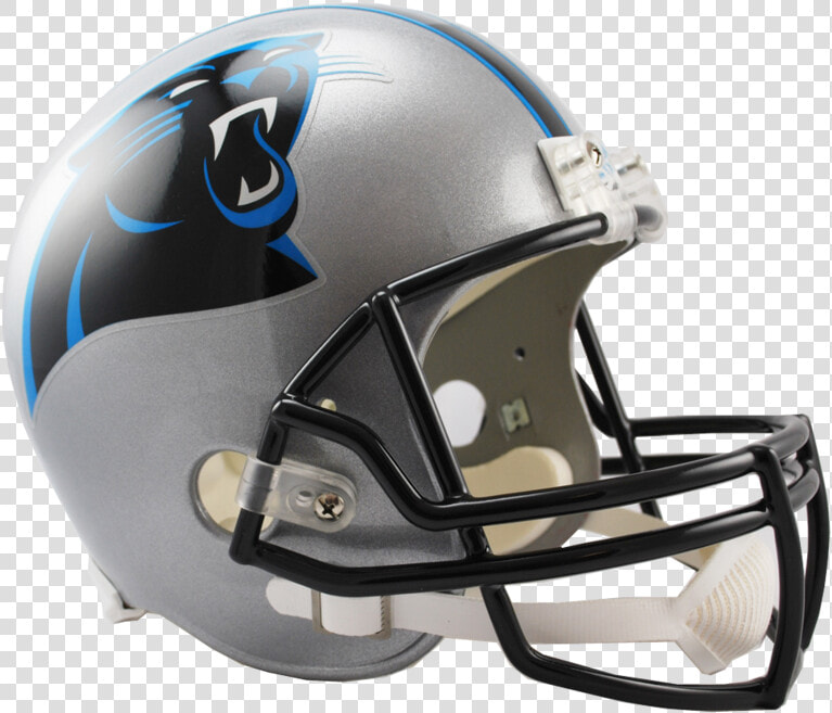 Carolina Panthers Replica Vsr4 Full Size Helmet   Carolina Panthers Helmet  HD Png DownloadTransparent PNG