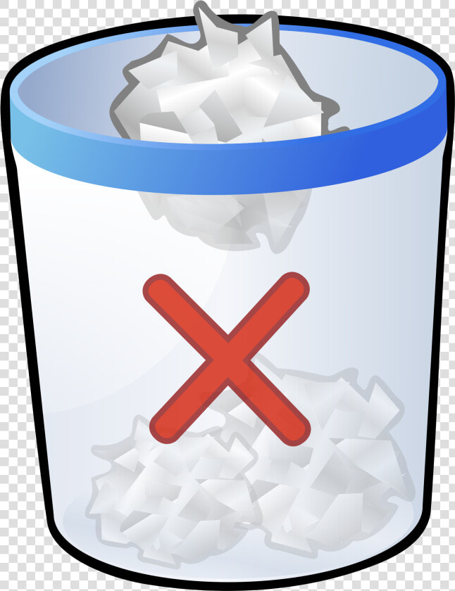 Trash Bins Clip Arts   Bin With A Cross  HD Png DownloadTransparent PNG