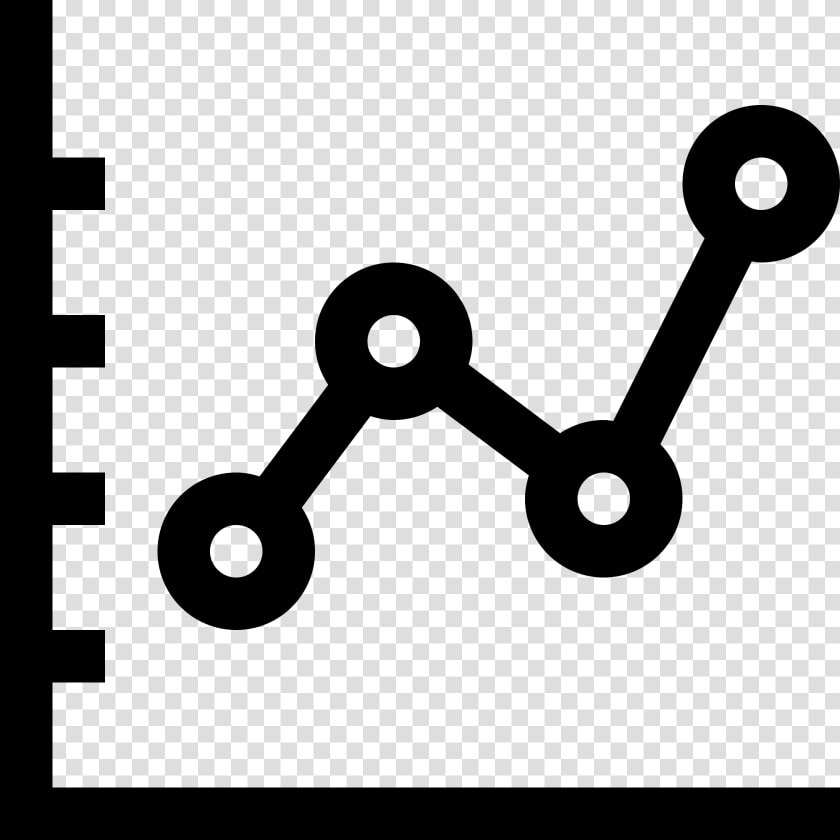 Transparent Graph Icon Png   Line Chart Icon  Png DownloadTransparent PNG