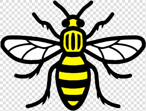 Honey Transparent Emoji Tattoo   Manchester Bee No Background  HD Png DownloadTransparent PNG