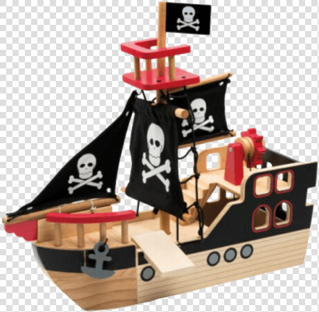 Pirate Boat   Bateau Pirate Bois Oxybul  HD Png DownloadTransparent PNG