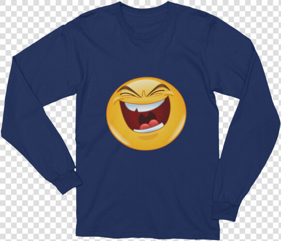 Unisex Evil Laugh Emoji Long Sleeve T shirt   Eat Like A Beast  HD Png DownloadTransparent PNG