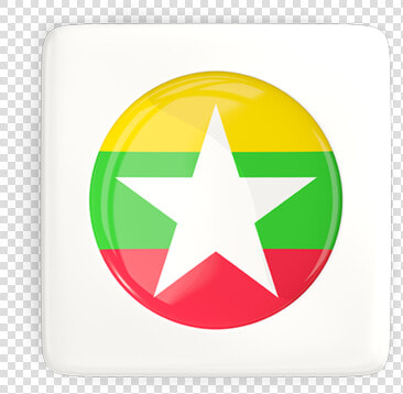 Square Icon With Round Flag   Transparent Myanmar Flag Round  HD Png DownloadTransparent PNG