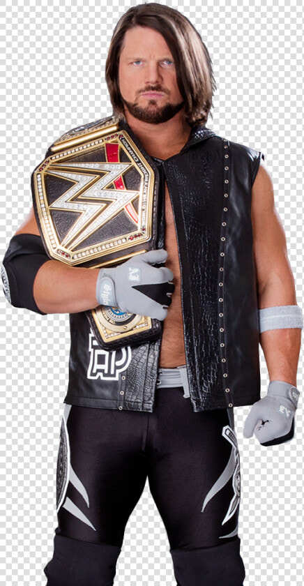 Aj Styles Wwe Champion By Nib   Aj Styles Wwe World Champion  HD Png DownloadTransparent PNG