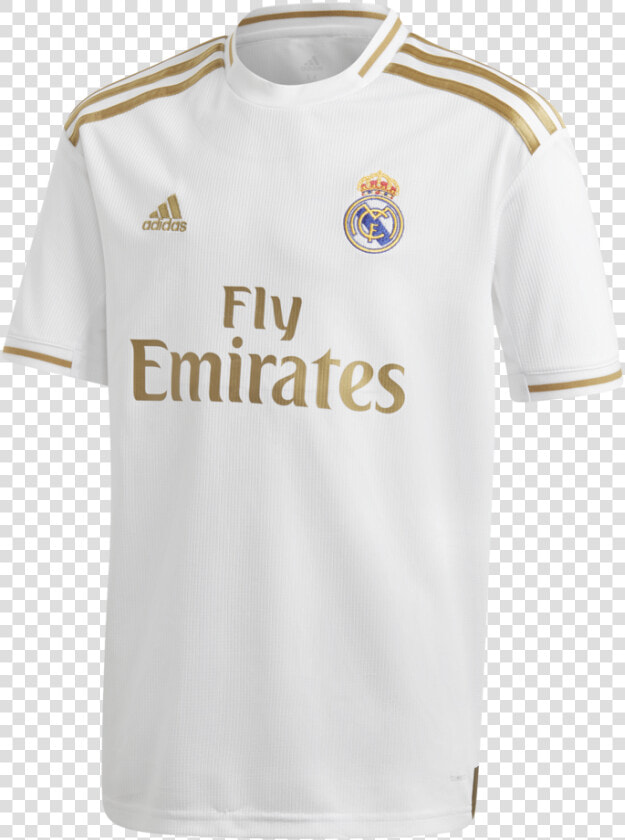 Real Madrid 19 20 Home Youth Jersey Title Real Madrid   Real Madrid Jersey 19 20  HD Png DownloadTransparent PNG