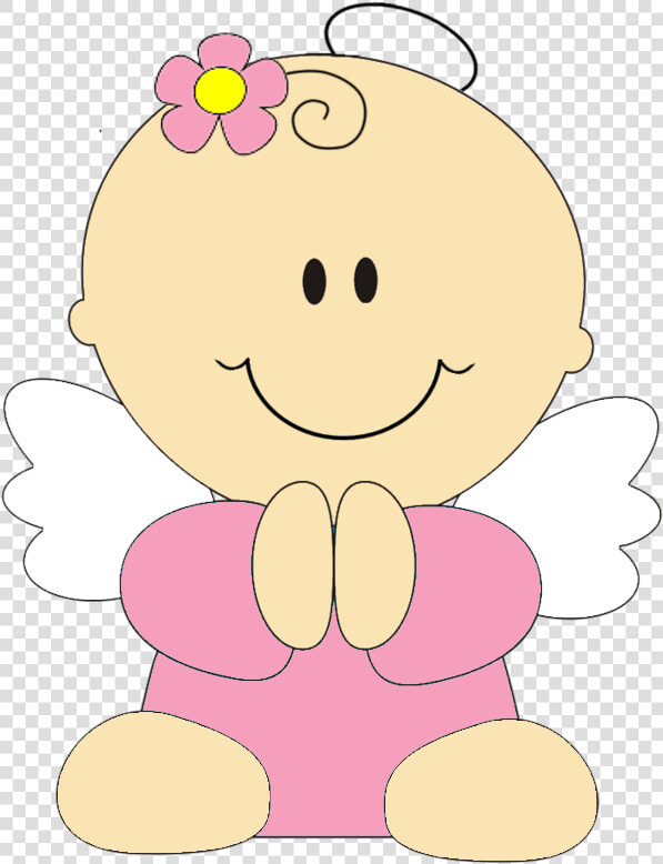 Transparent Baby Angel Png   Angelitos Caricatura Para Bautizo De Niña  Png DownloadTransparent PNG