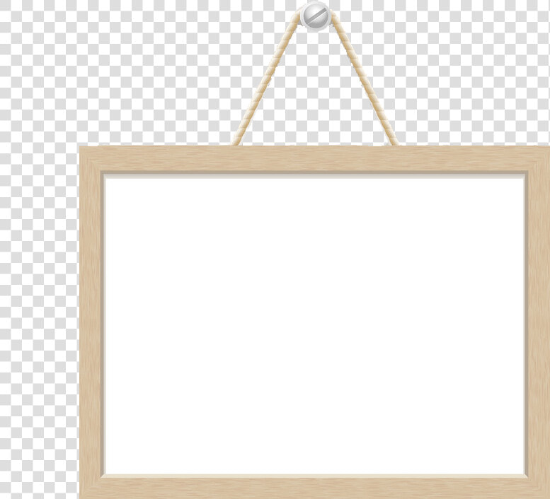 White Board Hanging Png   Png Download   Wood  Transparent PngTransparent PNG