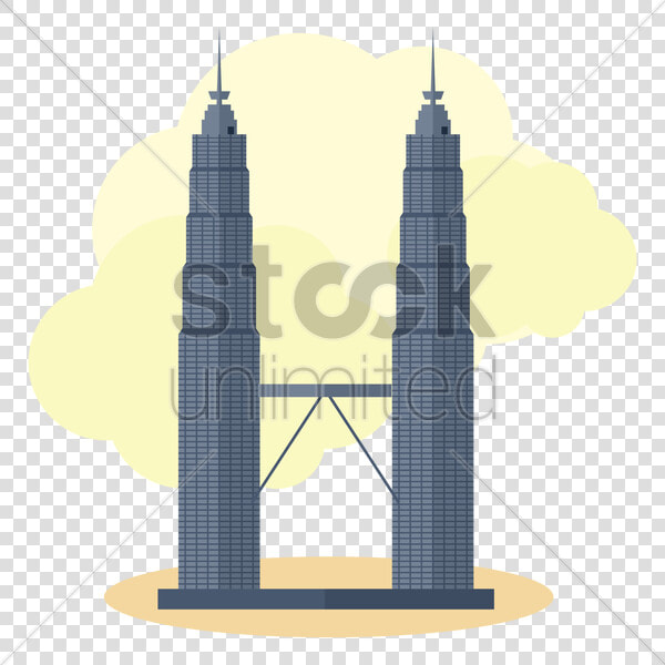 Download Skyscraper Clipart Petronas Towers World Trade   Petronas Twin Towers Illustration  HD Png DownloadTransparent PNG