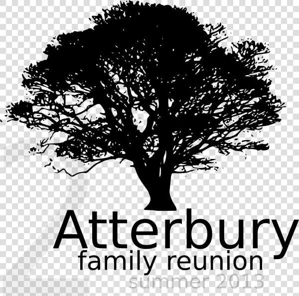 Png Black And White Family Reunion Clipart Black And   Vector Black And White Tree  Transparent PngTransparent PNG