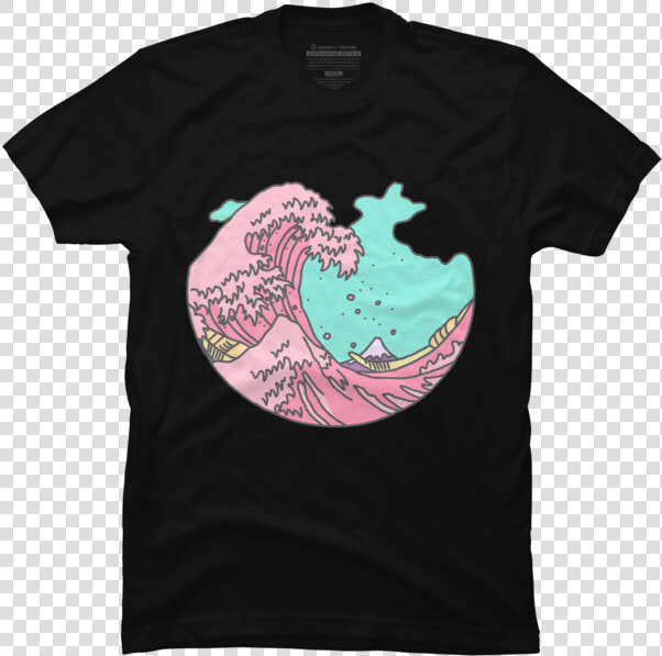 Japanese Anime Pastel Wave   Pastel Wave Art Shirt  HD Png DownloadTransparent PNG