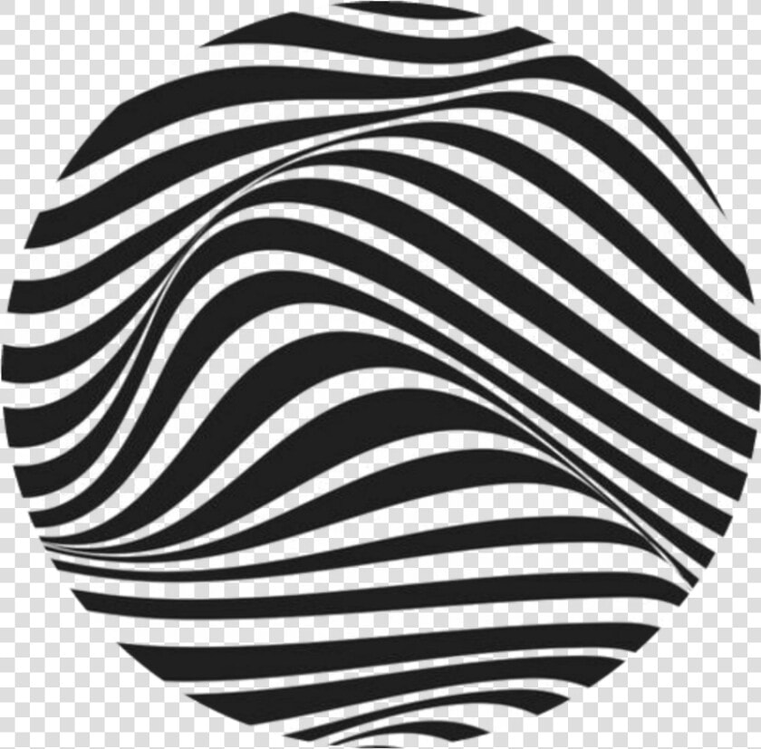 Ftestickers Circle Black Lines Stripes Abstract Waves   Abstract Black Lines Wave  HD Png DownloadTransparent PNG