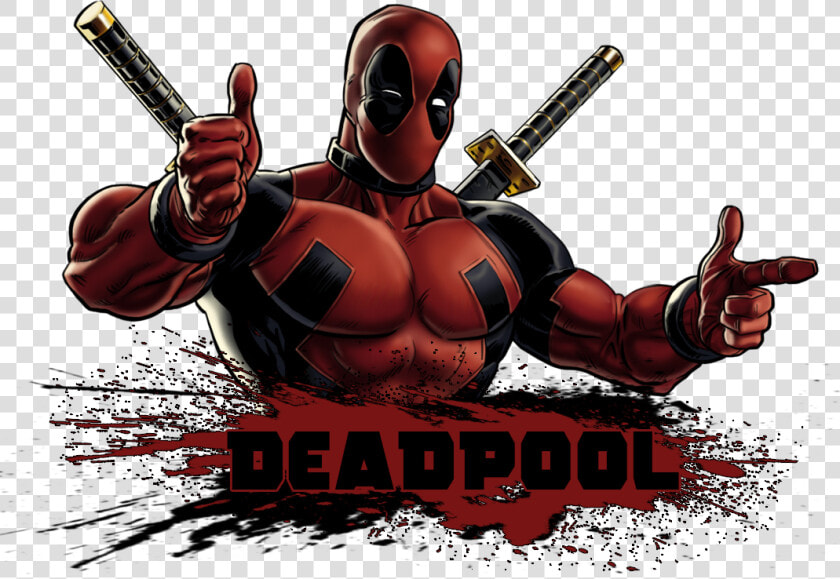 Download Deadpool Poster Png   Deadpool Saying Happy Birthday  Transparent PngTransparent PNG