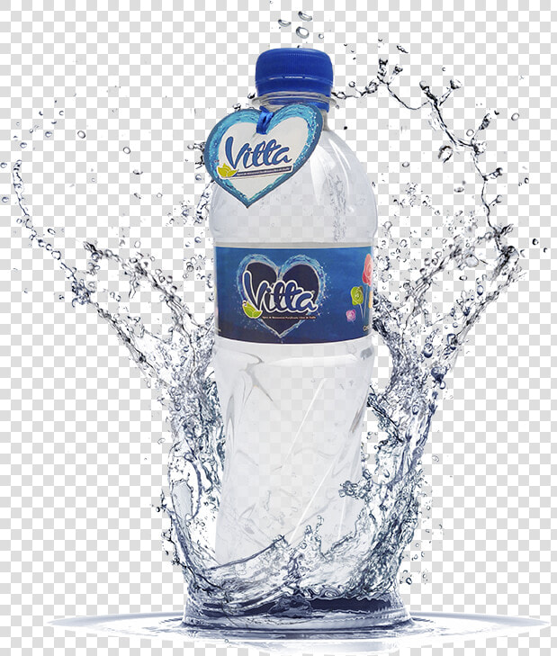 Vitta 600ml   Water Splash Clear  HD Png DownloadTransparent PNG