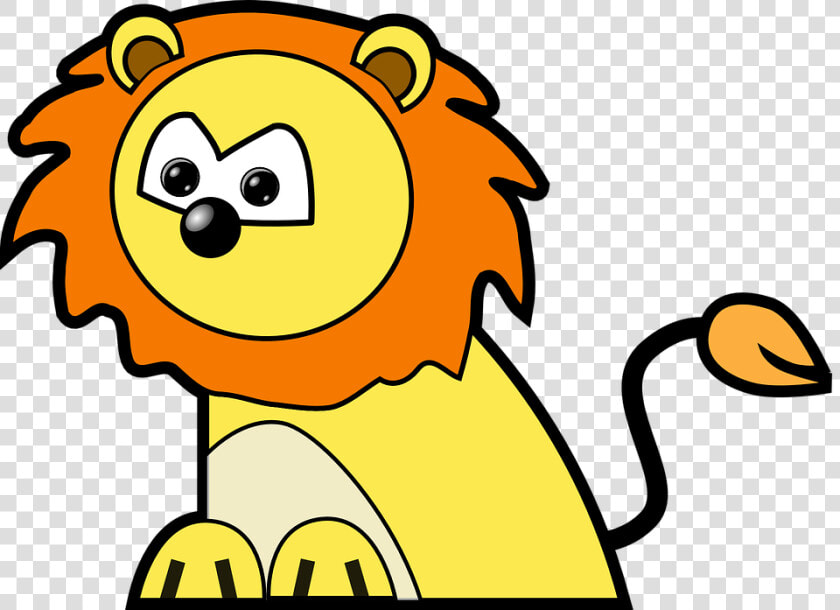 Lion  Animal  King  Jungle  Africa  Circus  Cartoon   Lion Clip Art  HD Png DownloadTransparent PNG