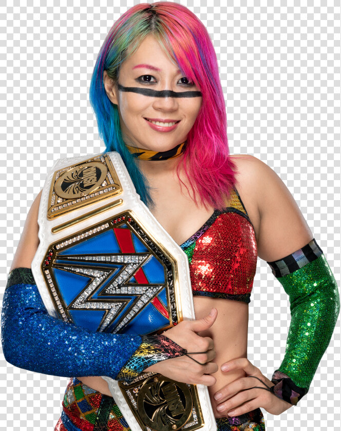 Asuka Wwe Smackdown Women  39 s Championship  HD Png DownloadTransparent PNG