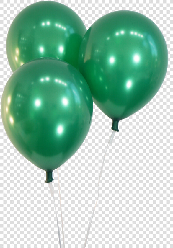 Metallic Green Balloons   Balloon  HD Png DownloadTransparent PNG