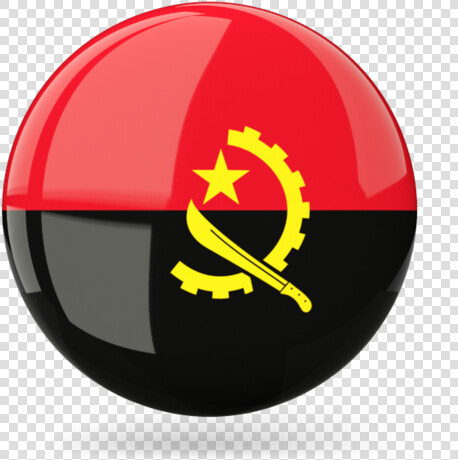 Angola Flag Circle Png  Transparent PngTransparent PNG