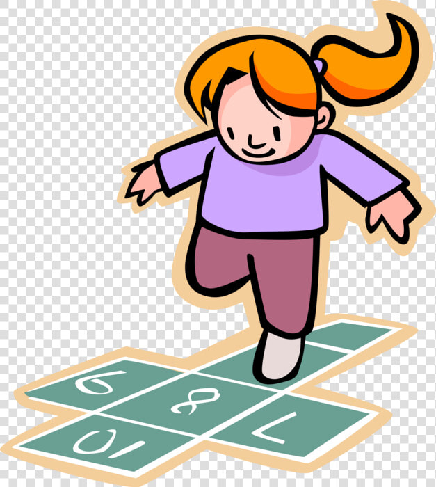 Vector Illustration Of Primary Or Elementary School   Hopscotch Clipart  HD Png DownloadTransparent PNG