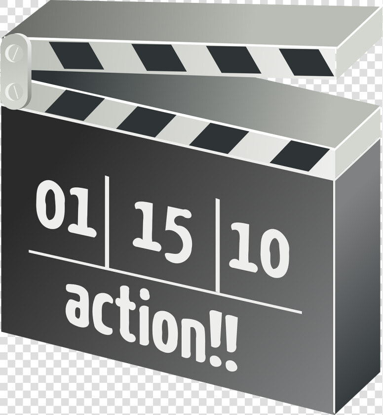 Movie Clapper Board Clipart  HD Png DownloadTransparent PNG