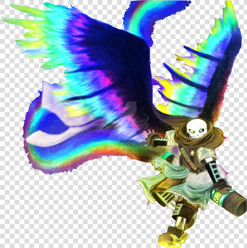 Ink Sans Png   Png Download   Ink Sans With Wings  Transparent PngTransparent PNG