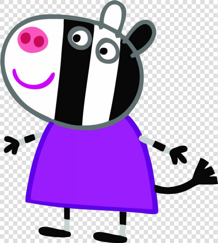 Peppa Pig Png Pack   Peppa Pig Zoe Zebra  Transparent PngTransparent PNG