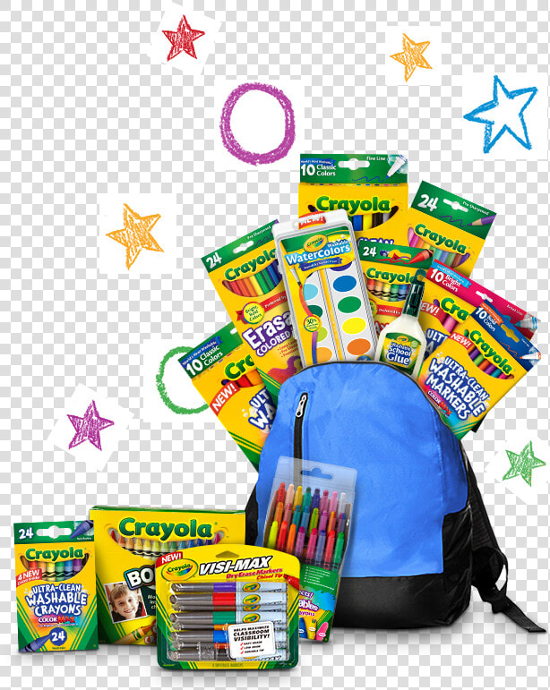 Back To School Crayola   Png Download   Crayola Back To School  Transparent PngTransparent PNG