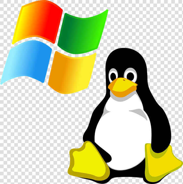 Windows Vs   Linux   Windows And Linux Icon  HD Png DownloadTransparent PNG