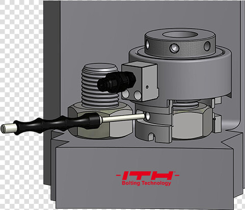 Hydraulic Bolt Tensioning Cylinder Type Ses  Single stage    Ith Schraubtechnik  HD Png DownloadTransparent PNG