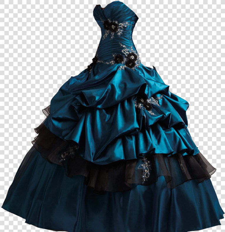 Black And Teal Quinceanera Dresses  HD Png DownloadTransparent PNG