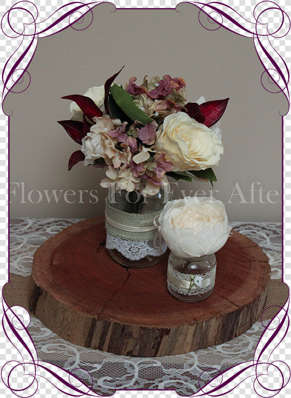 Vintage Pastel Table Posy   Wedding Basket For Flower Girl  HD Png DownloadTransparent PNG