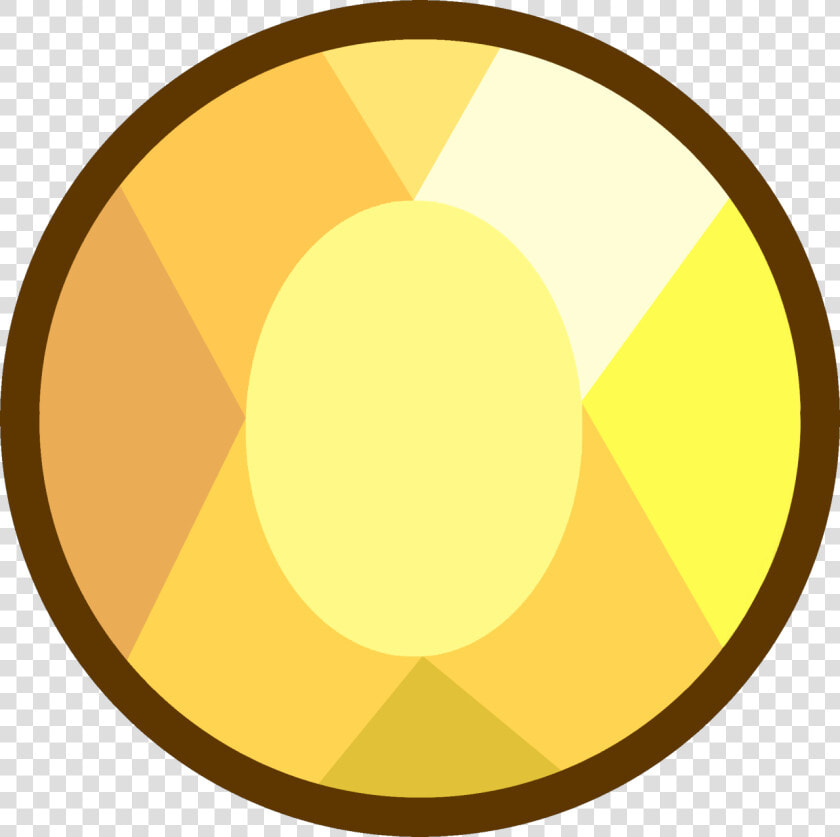 Gem Clipart Yellow Gem   Circle  HD Png DownloadTransparent PNG