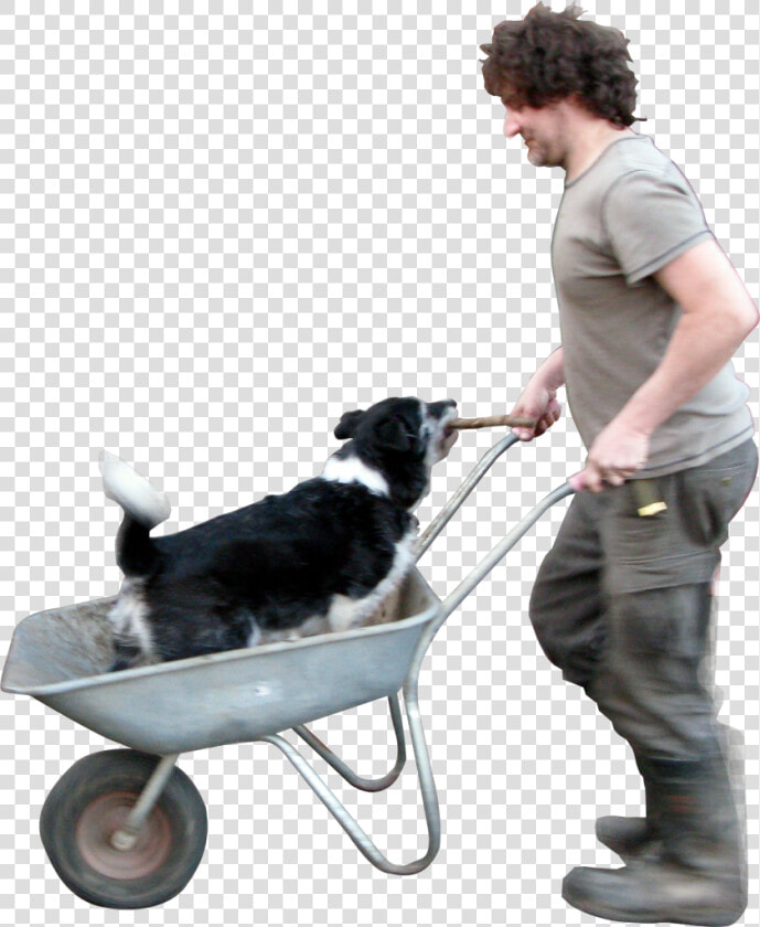 Wheelbarrow Dog Png Image   Farmer Skalgubbar  Transparent PngTransparent PNG