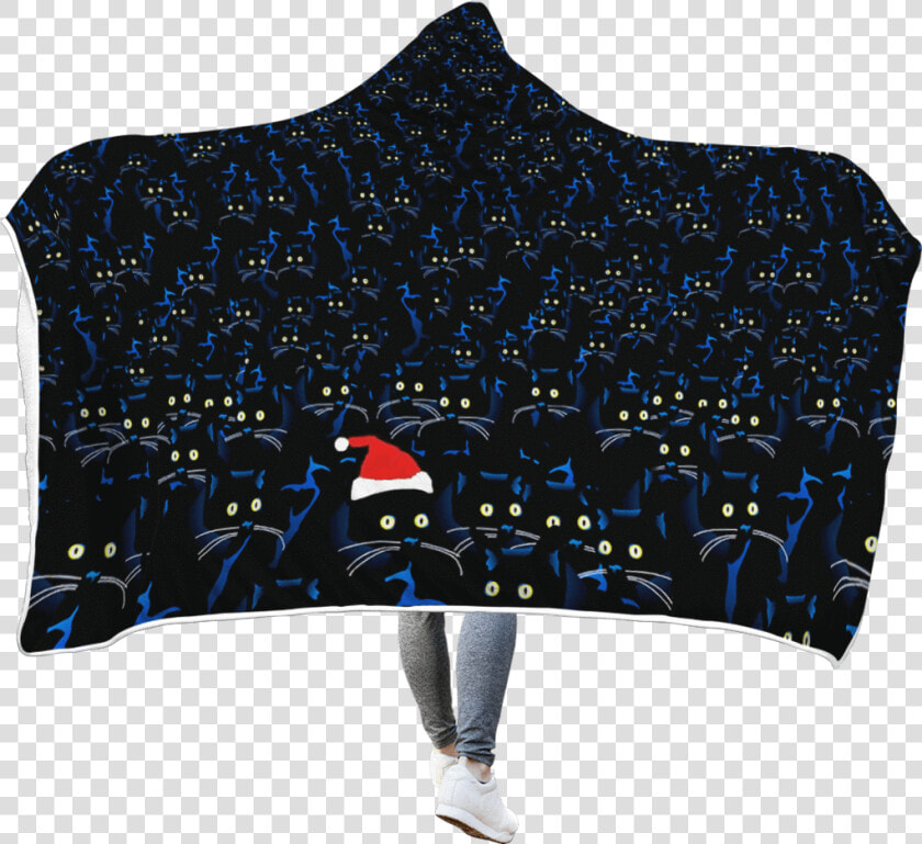 Gearhuman 3d Christmas Cat Custom Hooded Blanket   Outlander Shirt Skye Boat Song  HD Png DownloadTransparent PNG