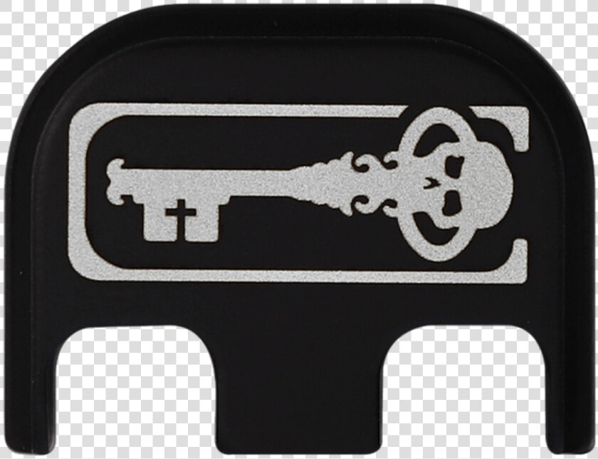 Skeleton Key Titanium Black Traditional Finish Back   Chaves Knives Logo  HD Png DownloadTransparent PNG