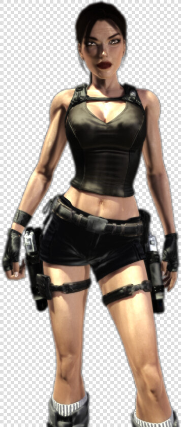 Best Free Lara Croft Png Image Without Background   Latex Clothing  Transparent PngTransparent PNG