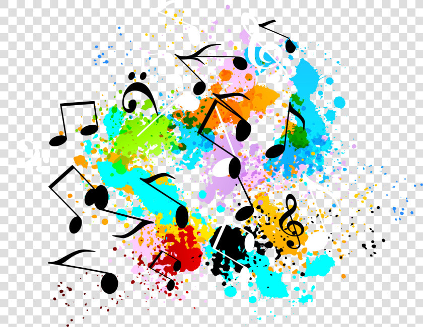 Music Graffiti Symbol Musical Color Decoration Banner   Graffiti Music Notes Png  Transparent PngTransparent PNG