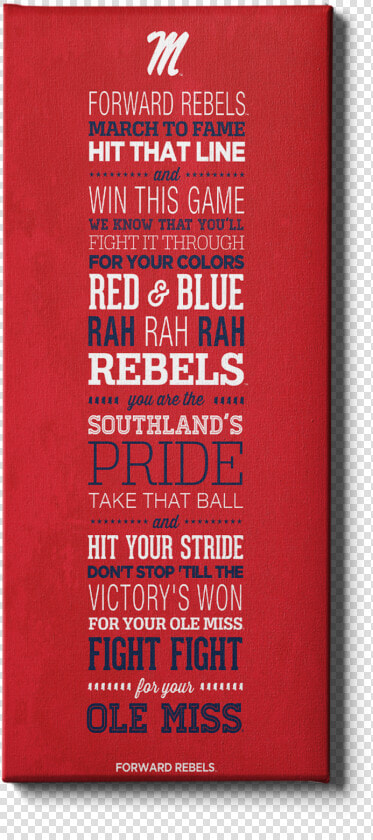 Ole Miss Rebels Fight Song Rebel Wall Art Png Ole Miss   Tribune De Lyon  Transparent PngTransparent PNG