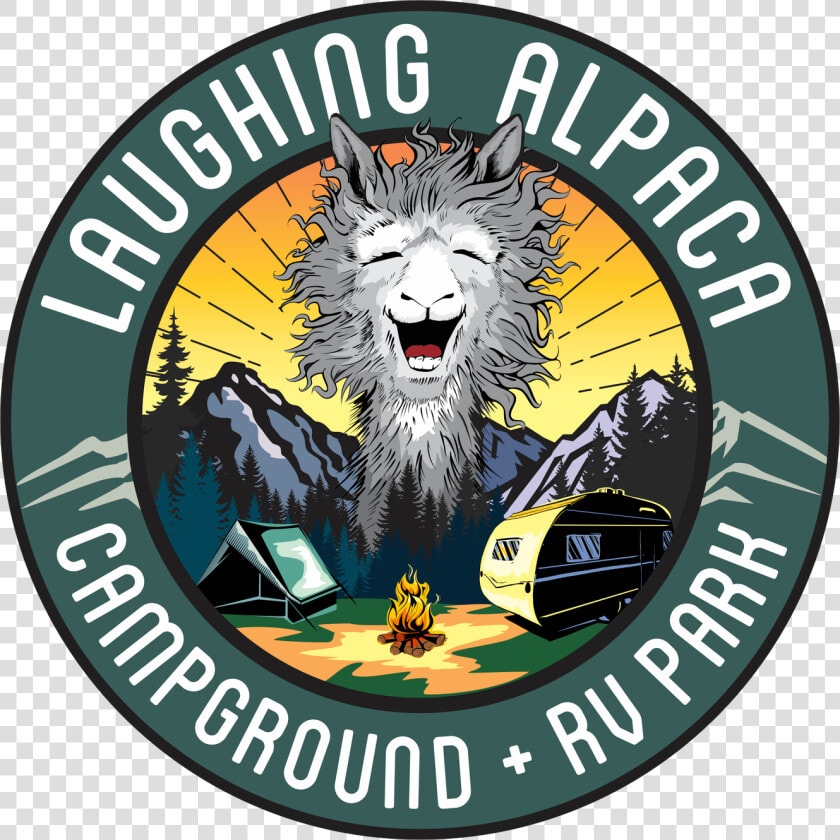 Laughing Alpaca Rv Dk   Emblem  HD Png DownloadTransparent PNG