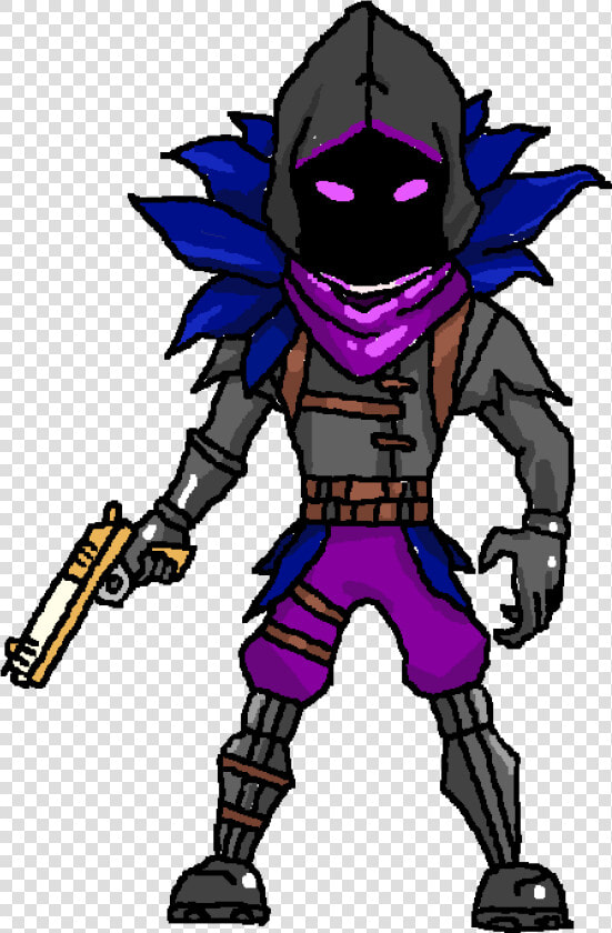 Fortnite Drawings Raven   Transparent Cartoons   Raven Fortnite Easy Drawing  HD Png DownloadTransparent PNG