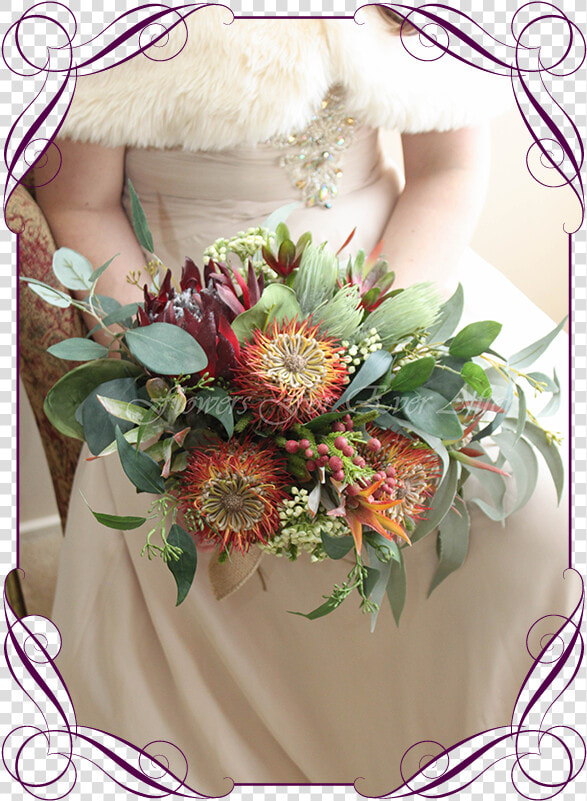 Silk Artificial Faux Australian Native Bridal Bouquet    Royal Blue Artificial Bridal Bouquet  HD Png DownloadTransparent PNG